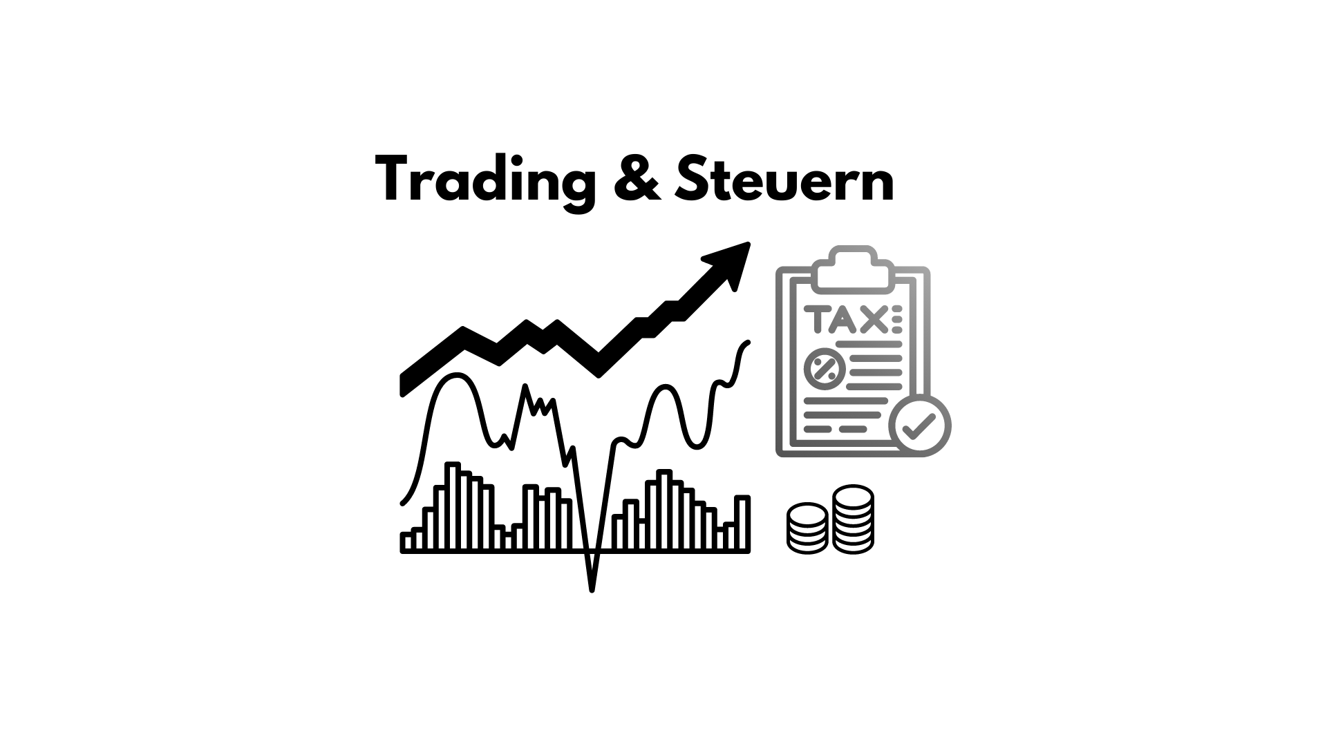 Trading und Steuern Aktienchart Geld